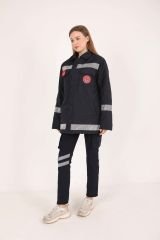 Yeni Evde Sağlık Lacivert Mont (Unisex)