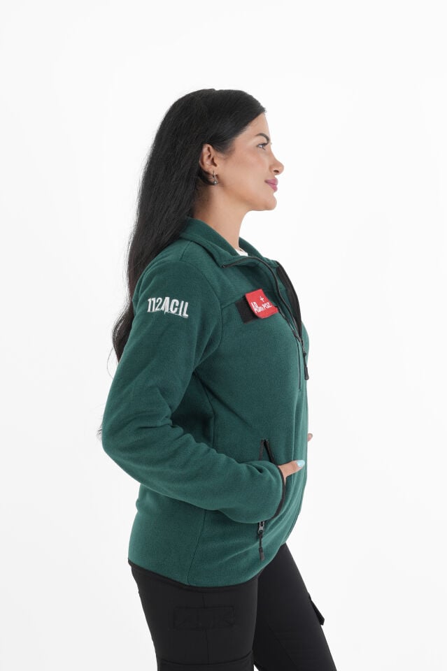 Sağlık Bakanlığı 112 Acil Zümrüt Yeşili Polar (Unisex)