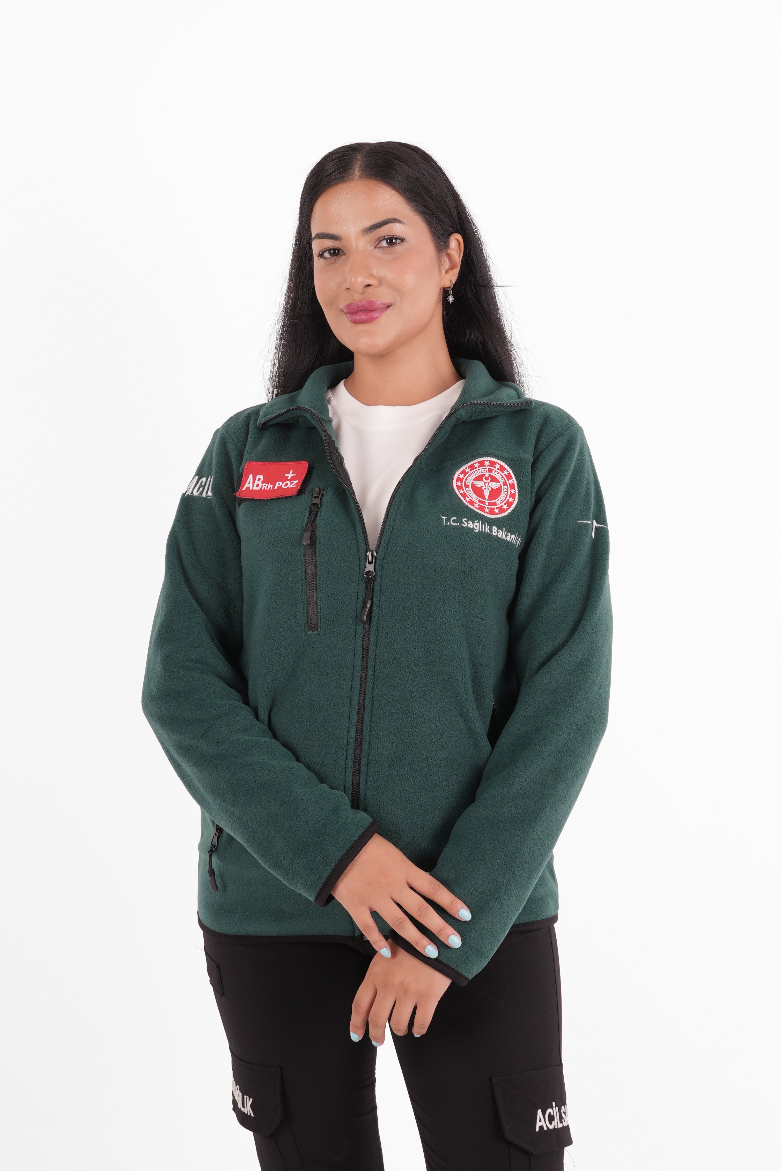 Sağlık Bakanlığı 112 Acil Zümrüt Yeşili Polar (Unisex)