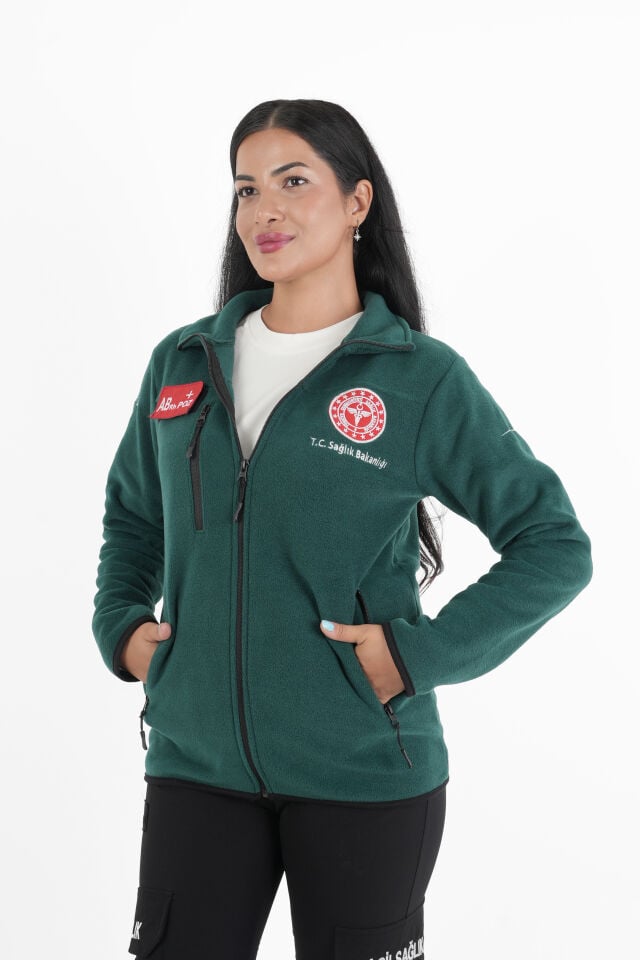 Sağlık Bakanlığı 112 Acil Zümrüt Yeşili Polar (Unisex)