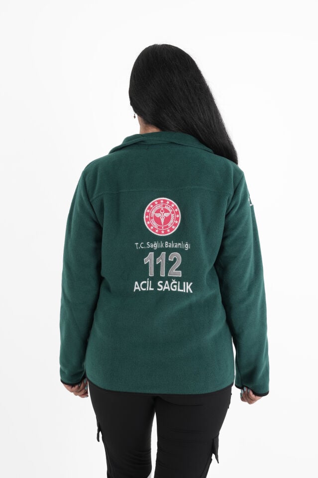 Sağlık Bakanlığı 112 Acil Zümrüt Yeşili Polar (Unisex)