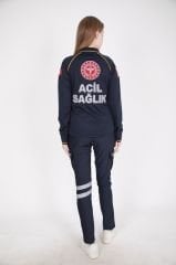 112 Acil Sağlık Comfort Uzun Kollu Polo Yaka T-shirt(Fileli-Unisex)