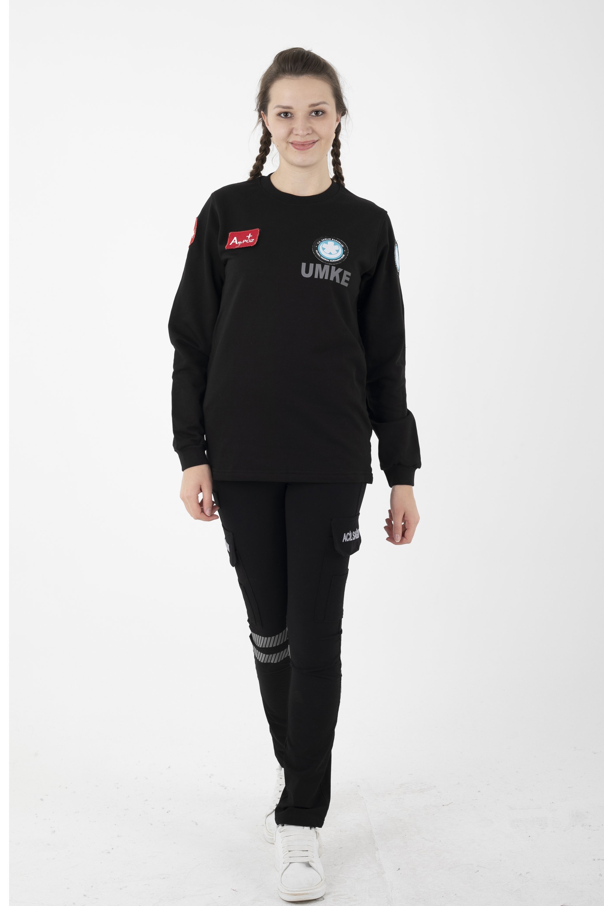 Yeni UMKE Siyah Sıfır Yaka Swit (Unisex-Kışlık)