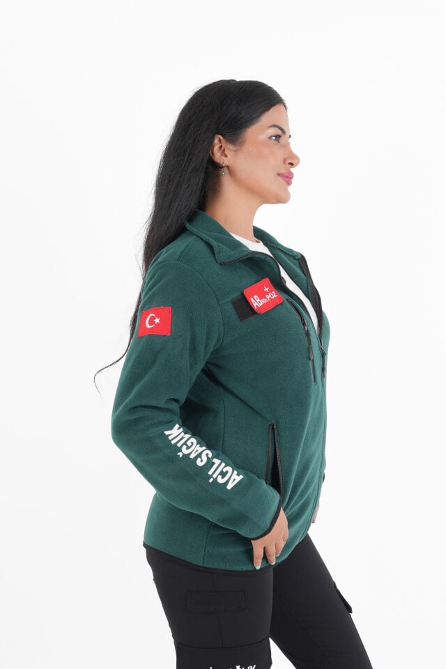 112 Acil Sağlık Zümrüt Yeşili Polar (Unisex)
