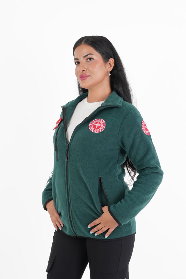 112 Acil Sağlık Zümrüt Yeşili Polar (Unisex)