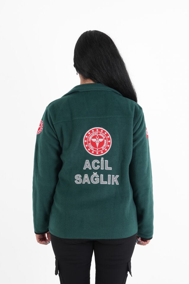 112 Acil Sağlık Zümrüt Yeşili Polar (Unisex)
