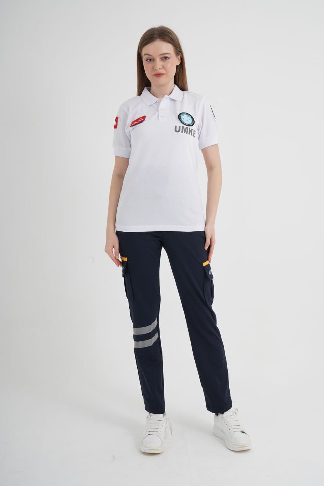 Yeni UMKE Beyaz Lacost T-shirt (Unisex)