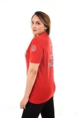 YENİ Kırmızı Lacoste 112 Acil Sağlık T-shirt(Unisex)