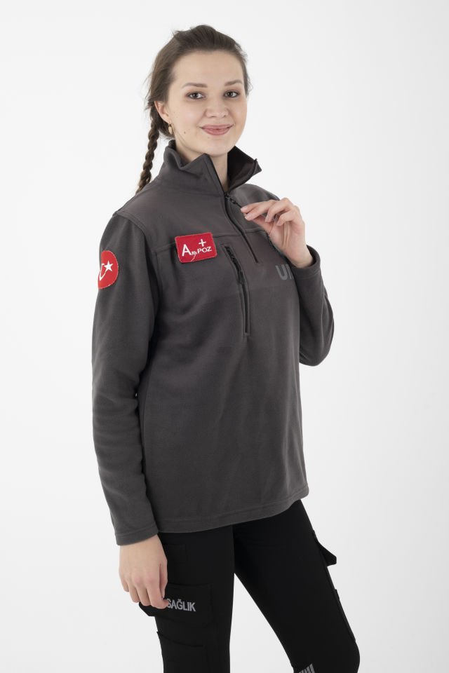 Yeni UMKE Füme Fermuarlı Swit (Unisex-Kışlık)