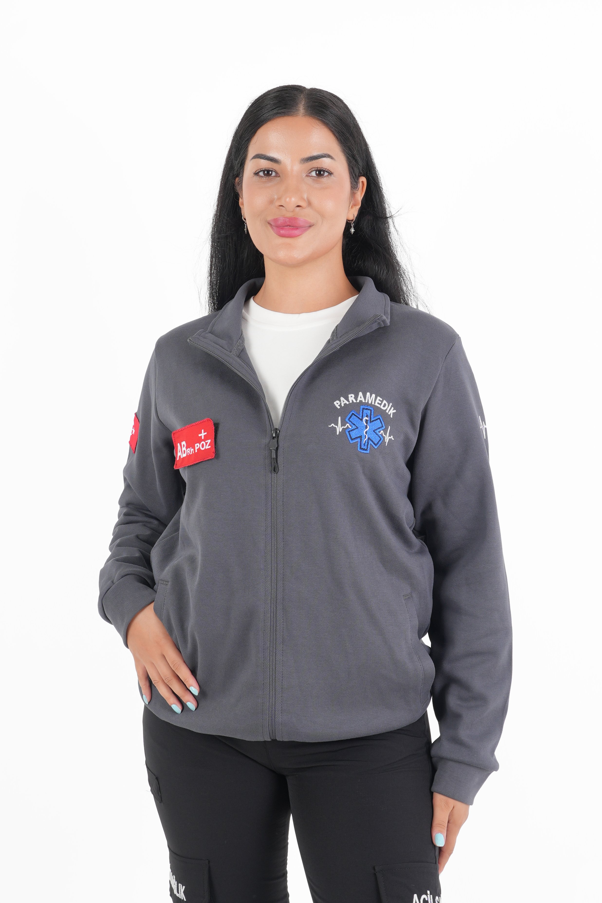 Paramedik Füme Pike Kumaş Polar (Unisex)