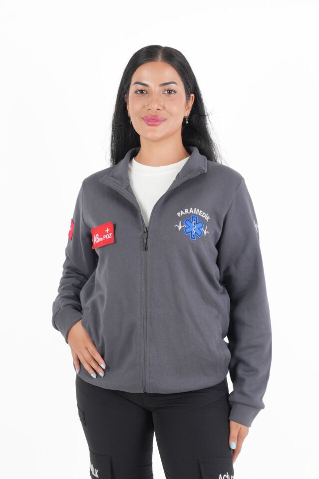 Paramedik Füme Pike Kumaş Polar (Unisex)