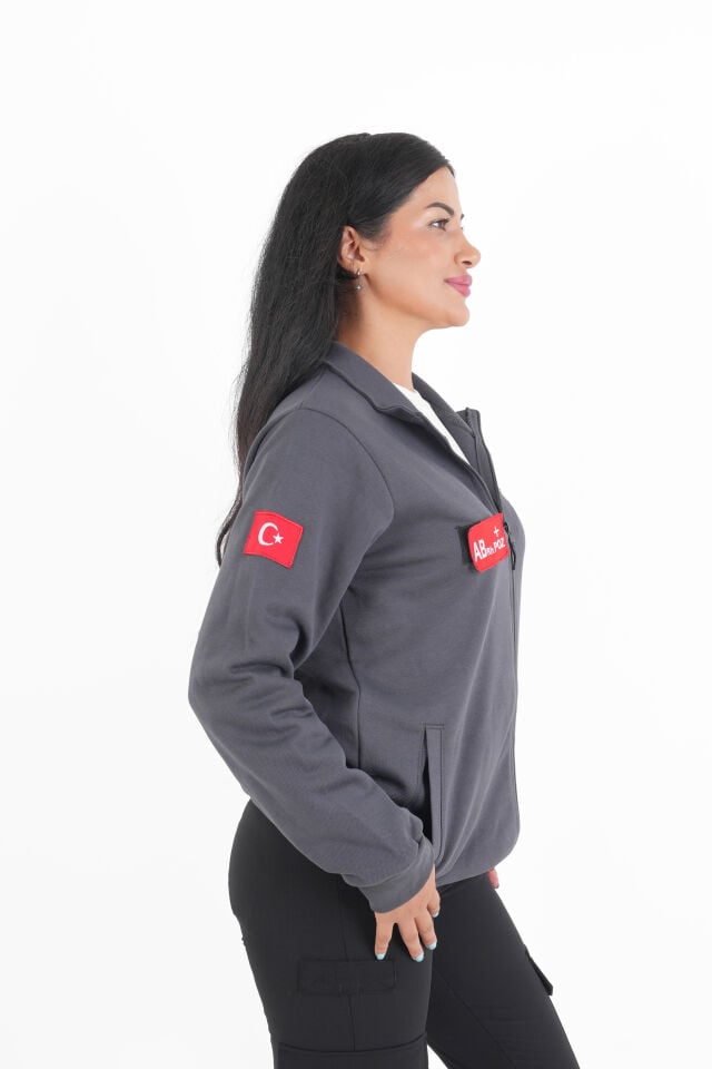Paramedik Füme Pike Kumaş Polar (Unisex)