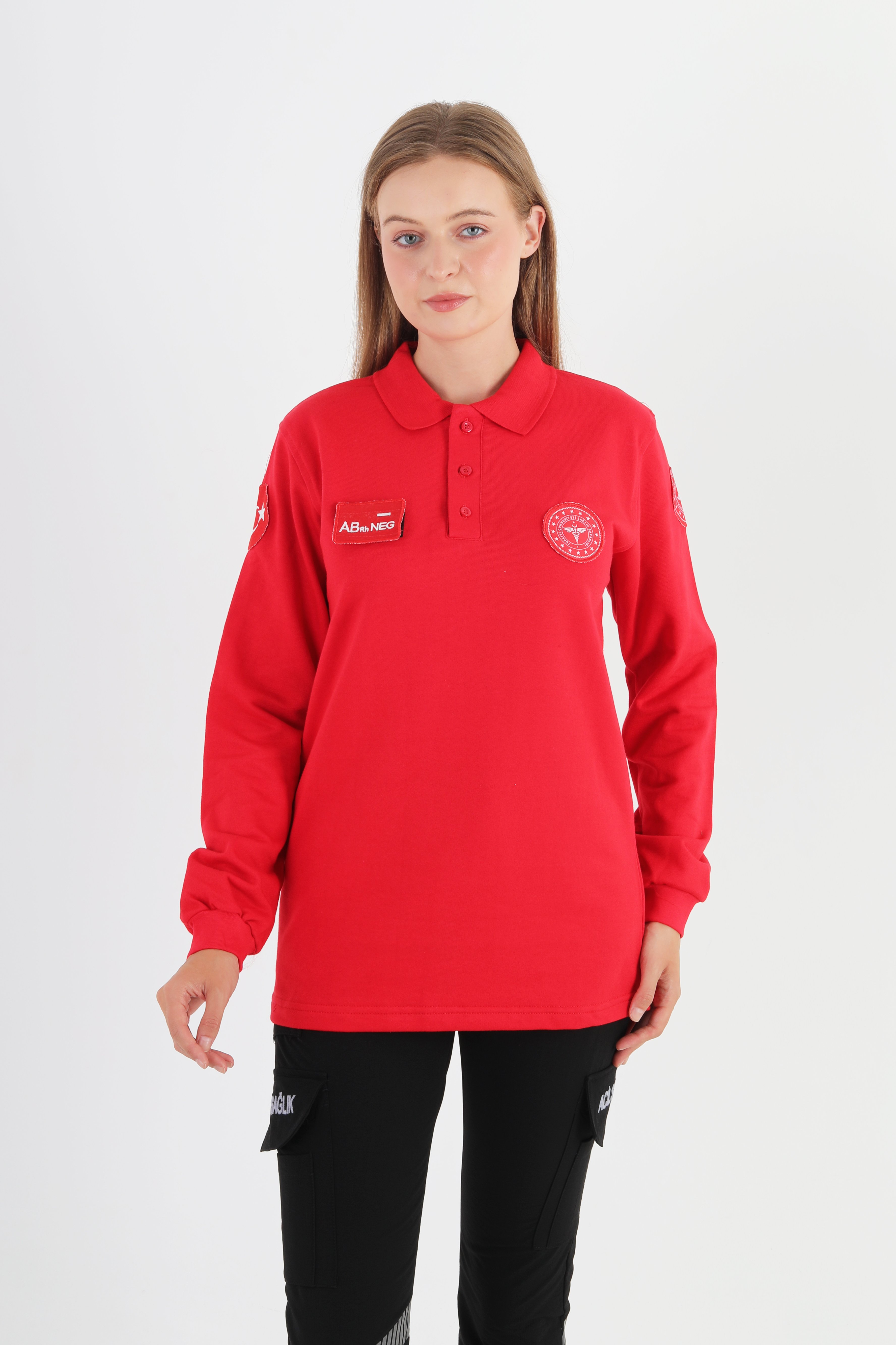 Yeni 112 Acil Sağlık Kırmızı Polo Yaka Swit (UNİSEX)