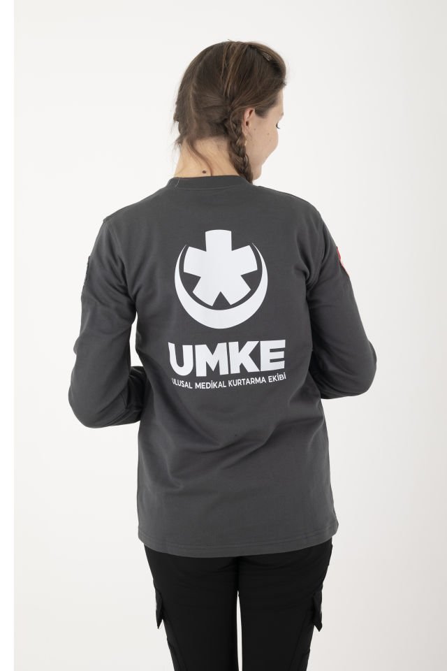 Yeni UMKE Füme Sıfır Yaka Swit (Unisex-Kışlık)
