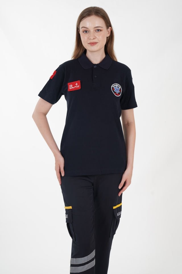YENİ Lacivert Lacost Paramedik T-shirt (Unisex)