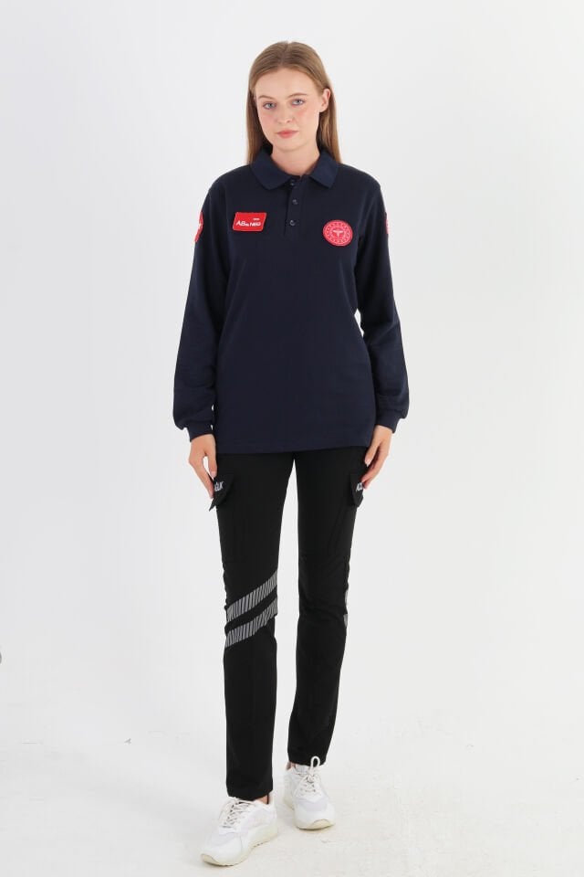 Yeni 112 Acil Sağlık Lacivert Polo Yaka Swit (Unisex)