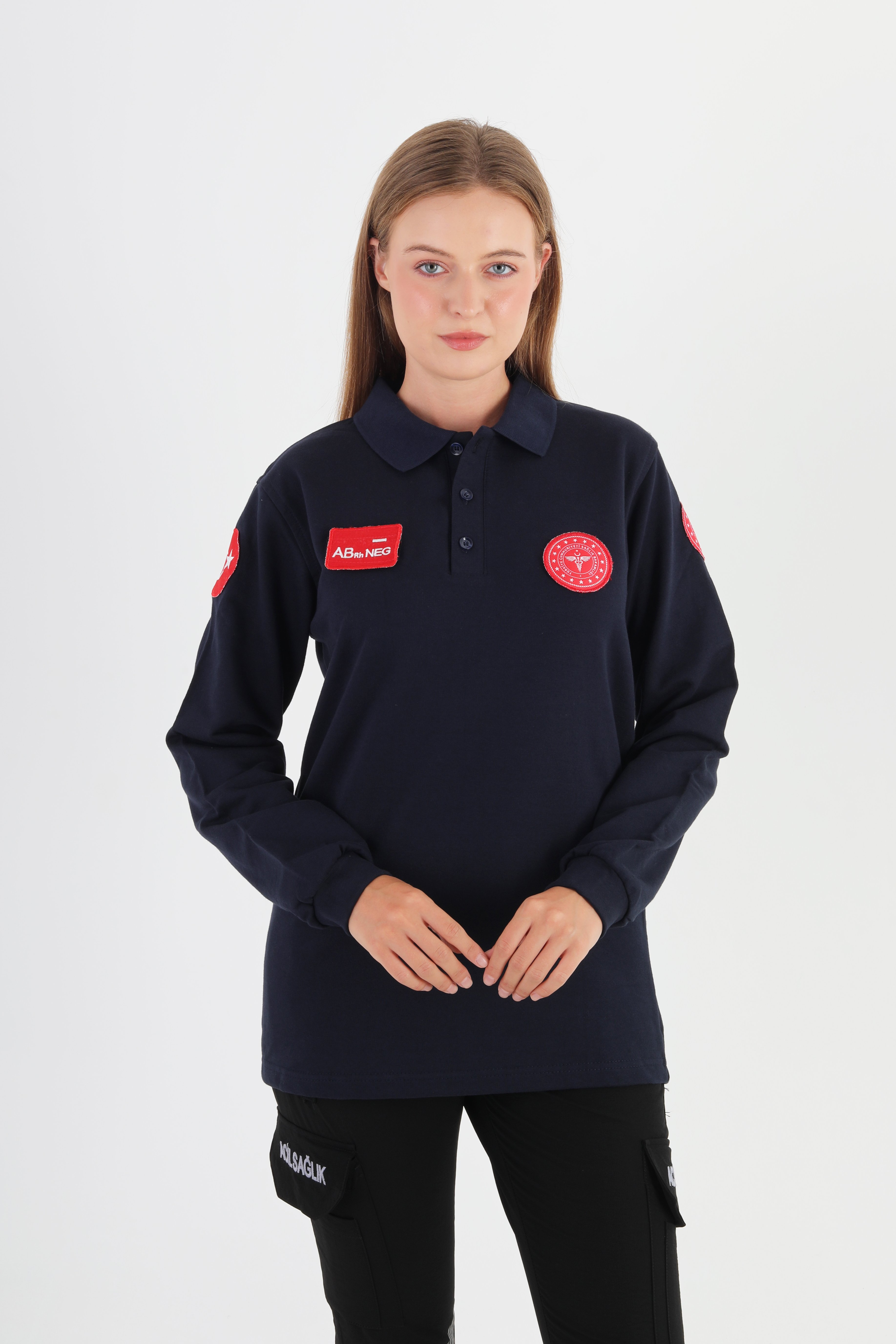 Yeni 112 Acil Sağlık Lacivert Polo Yaka Swit (Unisex)