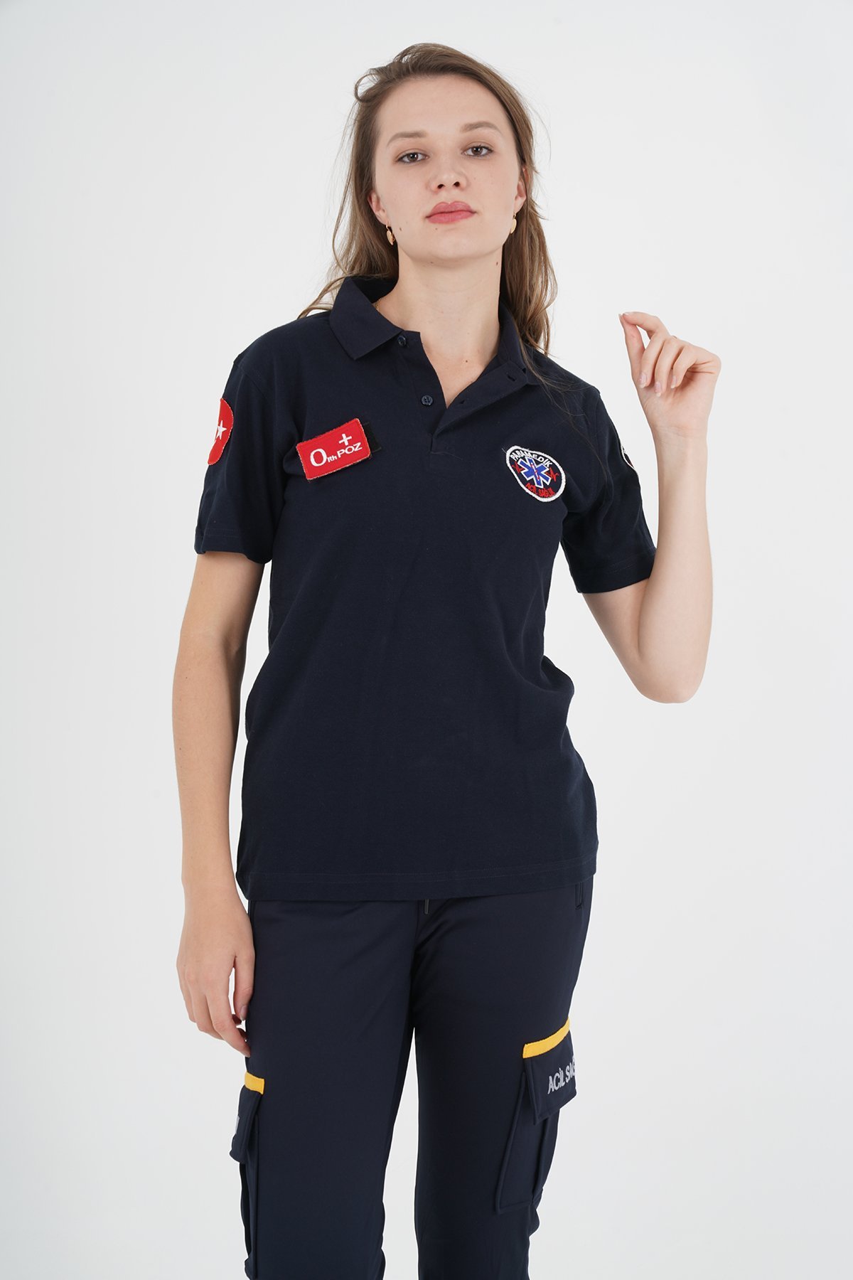 YENİ Lacivert Lacost Paramedik T-shirt (Unisex)