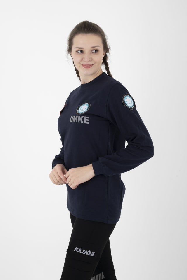 Yeni UMKE Lacivert Sıfır Yaka Swit (Unisex-Kışlık)