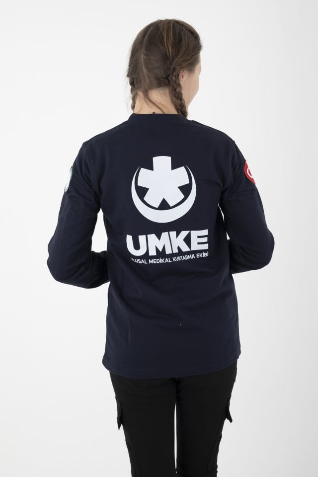 Yeni UMKE Lacivert Sıfır Yaka Swit (Unisex-Kışlık)