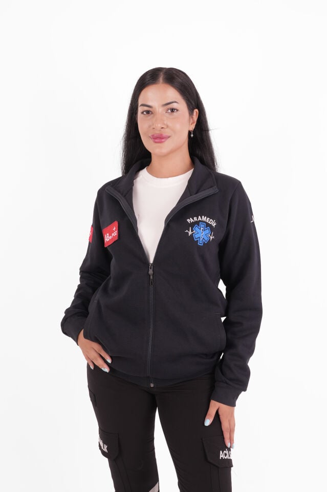 Paramedik Lacivert Pike Kumaş Polar (Unisex)