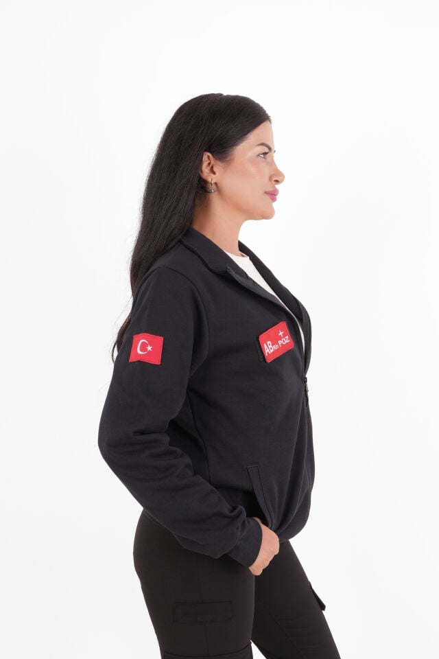 Paramedik Lacivert Pike Kumaş Polar (Unisex)