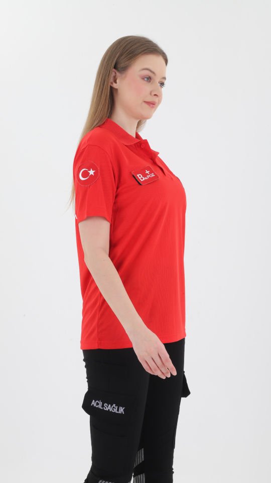 Yeni Paramedik Kırmızı Comfort T-shirt(Unisex-Fileli)