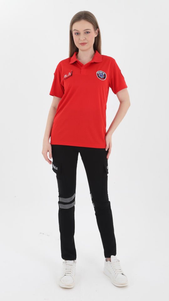 Yeni Paramedik Kırmızı Comfort T-shirt(Unisex-Fileli)