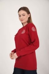 Yeni Acil Sağlık Bordo Sıfır Yaka Swit (Unisex)