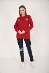 Yeni Acil Sağlık Bordo Sıfır Yaka Swit (Unisex)
