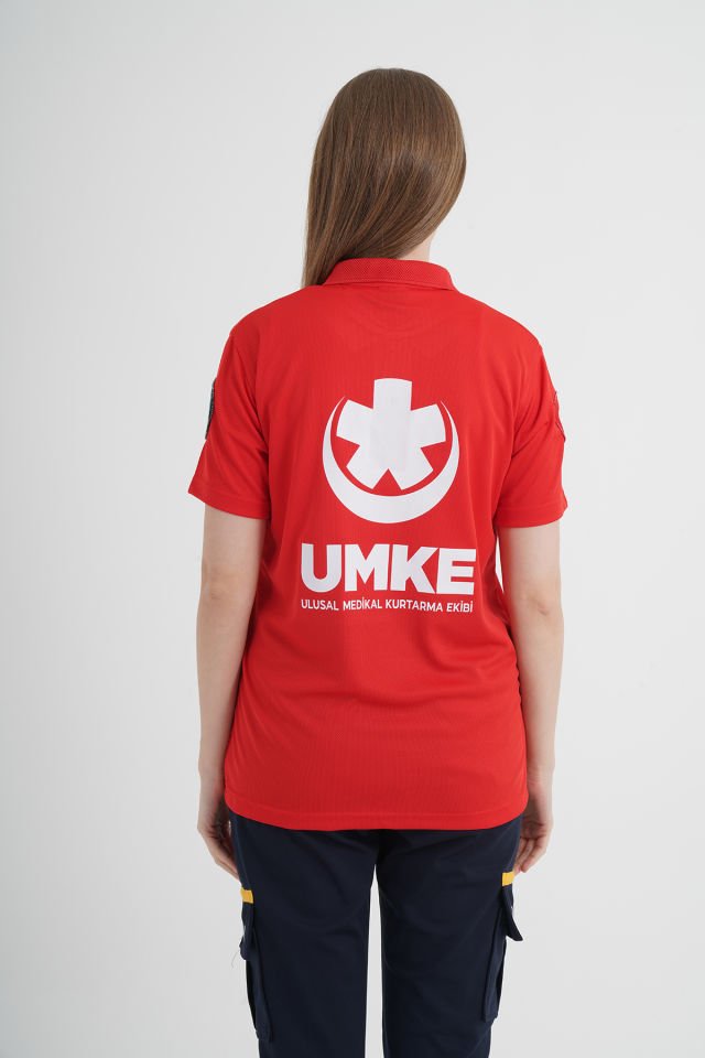 UMKE Kırmızı Lacost T-shirt (Unisex)