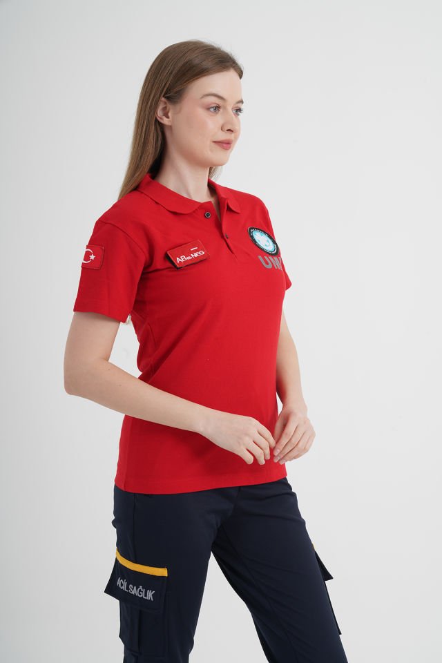 UMKE Kırmızı Lacost T-shirt (Unisex)
