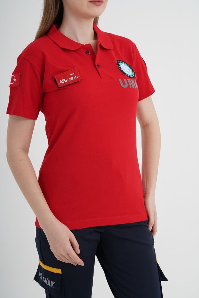 UMKE Kırmızı Lacost T-shirt (Unisex)
